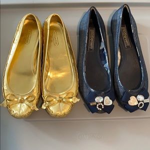2 pairs of Coach Flats!